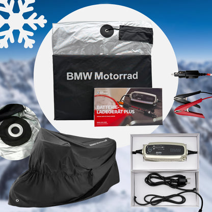 Kit Spécial HIVER : housse de protection + chargeur de batterie Plus
