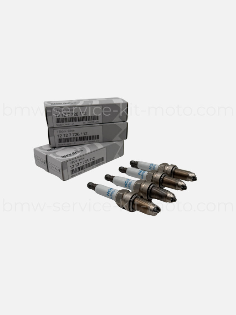 lot de 4 bougies d'allumage 12127726112