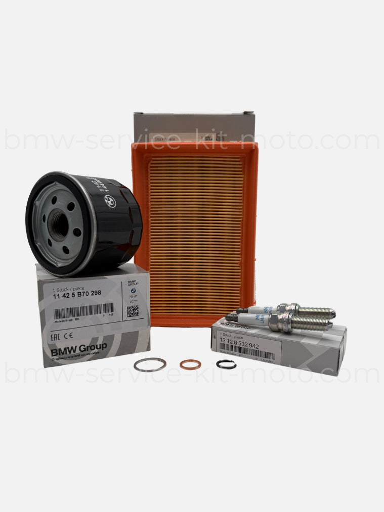 Pack révision d'origine 20000 km BMW Motorrad R1200 RT, bougies, joint, filtre à huile et filtre à air OEM