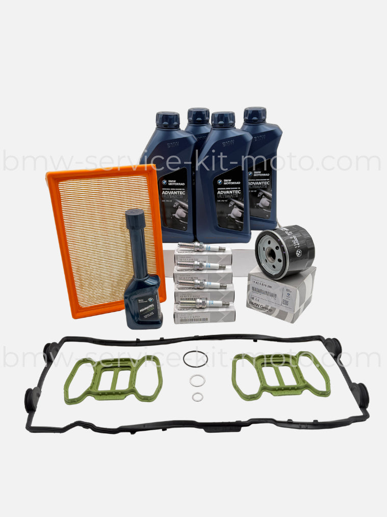 kit révision BMW, huile 5W40, jeu aux soupapes, bougies, et filtre à air pour S1000R S1000RR et S1000XR