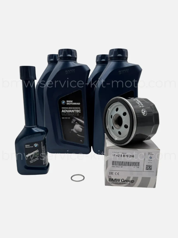 Kit révision origine BMW S1000R, S1000RR, S1000XR, 10000 km avec huile 5w40